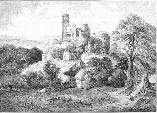 Zeichnung Burg Reichenberg