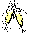 Darstelung zweier Sektgl&auml;ser