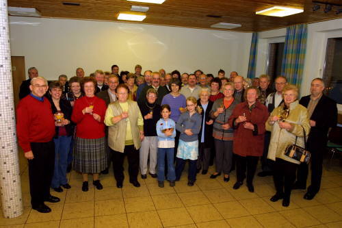 Über 50 Reichenberger waren zum Jahresausklang im Dorfgemeinschaftshaus Bild vom Jahresabschluss