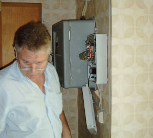 Bild vom Einbau des neuen Bauteils