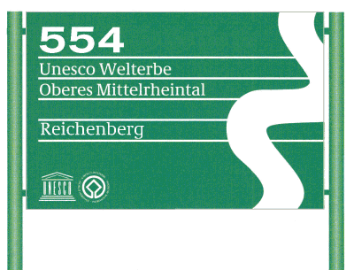 Informations-, Leit- und Orientierungssystem - Ortstafel Reichenberg