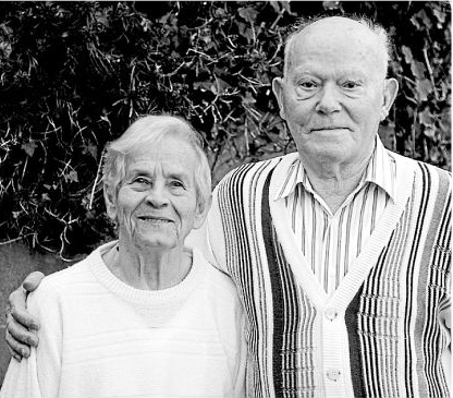 Eiserne Hochzeit Ehepaar Lenz Bild von Liesel und August Lenz