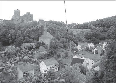 Foto der Burg Reichenberg