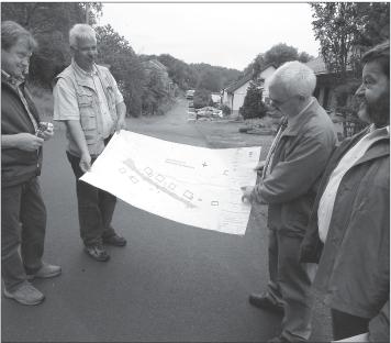 Bild von der Baustelleneinweisung