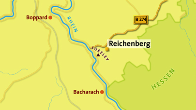 Reichenberg - Karte
