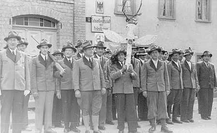 Schützenfest 1954, Schützenkönig Walter Weidenmüller
