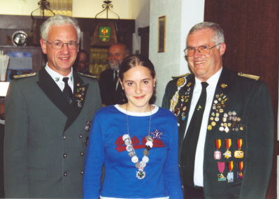 Melanie Huppert, die Kreis-Jugendkönigin 2004 Bild von Melanie Huppert